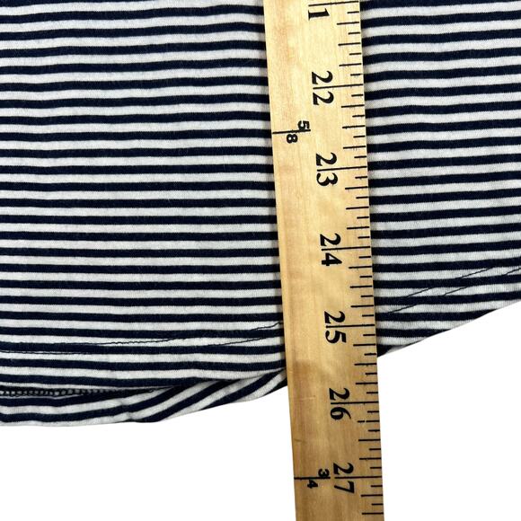 Ralph Lauren Womens Short Sleeve Striped TShirt L Scoop Neck Pony Preppy Cotton - Picture 9 of 9